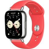 Tagomoon Redmi Watch 5 Active / Lite Akıllı Saat ile Uyumlu Yumuşak Dokulu Silikon Kordon Kayış - Kırmızı