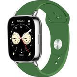 Tagomoon Redmi Watch 5 Active / Lite Akıllı Saat ile Uyumlu Yumuşak Dokulu Silikon Kordon Kayış - Koyu Yeşil