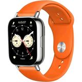 Tagomoon Redmi Watch 5 Active / Lite Akıllı Saat ile Uyumlu Yumuşak Dokulu Silikon Kordon Kayış - Turuncu