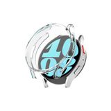 Tagomoon Samsung Galaxy Watch 6 40mm Uyumlu Kasa ve Ekran Koruyucu 360 Tam Koruma Silikon Kılıf (Şeffaf)