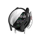 Tagomoon Samsung Galaxy Watch FE ile Uyumlu Kasa Ve Ekran Koruyucu 360 Tam Koruma Silikon Kılıf (Siyah)