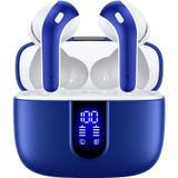 TAGRY Bluetooth Kulaklıklar Gerçek Kablosuz Kulaklıklar 60H Oynatma Kablosuz Şarj Kutusu ile LED Güç Ekranlı Kulaklık IPX5 Su Geçirmez Kulak İçi Kulaklıklar TV Akıllı Telefon Bilgisayar Dizüstü Spor