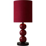 Tags Design Bordo Ahşap Bonibon Abajur - Standart