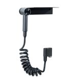 Taharatmatik Bide Sprey Yıkama Sistemi Manyetik Askı Ve Etejerli Gun Grey H707gr