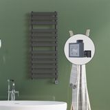 TAHITI Elektrikli Havlupan 500X950 Antrasit Texture (KTX3 Termostat) 600W
