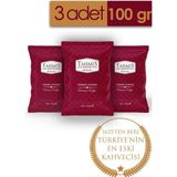 Tahmis Osmanlı Kahvesi 3 x 100 gr Kafeinli Türk Kahvesi Damla Sakızı Aromalı Türkiye Menşeli - 300 gr
