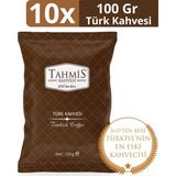 Tahmis Türk Kahvesi Orta Kavrulmuş 100 gr 10'lu - 1 kg