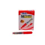 TAHTA KALEMİ TRİX KARTUŞLU KIRMIZI