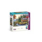 Tahta Köprü Temalı 1000 Parça Puzzle, Zeka Geliştirici Oyun