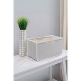 Tahta Saplı Kumaş Saklama Kutusu – 32 x 17 x 18 cm