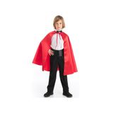 tahtakale marketi Kırmızı Çocuk Pelerin 80cm Halloween Pelerini Saten Kumaştan