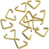 Tahtakale Toptancı Anahtarlık Montaj Halkası Üçgen Takı Bağlantı Halkası 14x11 Mm (100 Adet) Gold