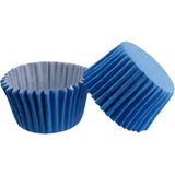Tahtakale Toptancı Cupcake Kalıbı Pet Kapsül Kek Kalıbı 48 x 34 mm x 100 Adet - Mavi