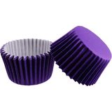 Tahtakale Toptancı Cupcake Kalıbı Pet Kapsül Kek Kalıbı 48 x 34 mm x 100 Adet - Mor