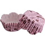 Tahtakale Toptancı Cupcake Kalıbı Pet Kapsül Mutfak Desenli Dalgalı Kek Kalıbı 65X38 mm (100 Adet)