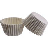 Tahtakale Toptancı Kek Kalıbı Pet Kapsül 52 x 45 mm Kağıt Cupcake Kalıbı x 100 Adet - Beyaz