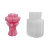 Tahtakale Toptancı Silikon 3D 13 Güllü Çiçek Buketi Mum Kalıbı