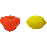 Tahtakale Toptancı Silikon 3D Kalıp Dekoratif Limon Kalıbı Sabun,mum,taş Tozu ve Beton Kalıbı 9.5 X6.6 cm - Standart