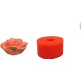 Tahtakale Toptancı Silikon 3D Kalıp Gül Kalıbı Mum Sabun ve Taş Tozu Kalıbı 3.5 x 7.3 cm - Standart