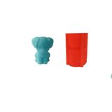 Tahtakale Toptancı Silikon 3D Kalıp Sevimli Köpek Modeli Mum ve Taş Tozu Kalıbı 4.8 CM