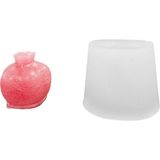 Tahtakale Toptancı Silikon 3D Küçük Boy Nar Mum Kalıbı - Standart