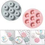 Tahtakale Toptancı Silikon Mini Donut Çikolata ve Jelibon Kalıbı 7 Li - Standart