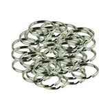 tahtakale toptancıları Anahtarlık Halkası Metal 2.2 Cm (50 Adet) Gümüş