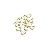 tahtakale toptancıları Anahtarlık Montaj Halkası Üçgen Takı Bağlantı Halkası 14x11 Mm (100 Adet) Gold Altın