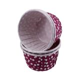 Tahtakale Toptancıları Cupcake Kalıbı Büyük Boy 62 * 40 Mm (50 Adet) Puantiyeli Mor