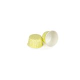 Tahtakale Toptancıları Cupcake Kalıbı Büyük Boy 62 * 40 Mm (50 Adet) Puantiyeli Sarı