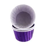 Tahtakale Toptancıları Cupcake Kalıbı Büyük Boy Düz Renk 62 * 40 Mm (100 Adet) Mor