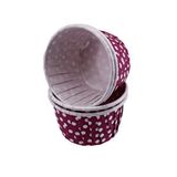 Tahtakale Toptancıları Cupcake Kalıbı Küçük Boy 44 * 35 Mm (100 Adet) Puantiyeli Mor