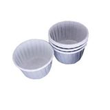 Tahtakale Toptancıları Cupcake Kalıbı Küçük Boy Düz Renk 44x35 mm 100 Adet Gri