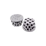Tahtakale Toptancıları Cupcake Kalıbı Minik Boy 38 * 30 Mm (50 Adet) Puantiyeli Beyaz