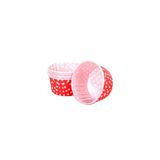 Tahtakale Toptancıları Cupcake Kalıbı Minik Boy 38 * 30 Mm (50 Adet) Puantiyeli Kırmızı