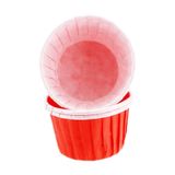 Tahtakale Toptancıları Cupcake Kalıbı Minik Boy Düz Renk 38 * 30 MM (100 Adet) Kırmızı