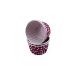 Tahtakale Toptancıları Cupcake Kalıbı Orta Boy 50 * 39 Mm (100 Adet) Puantiyeli Mor