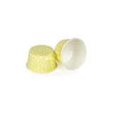 Tahtakale Toptancıları Cupcake Kalıbı Orta Boy 50 * 39 Mm (100 Adet) Puantiyeli Sarı