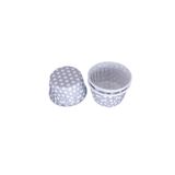Tahtakale Toptancıları Cupcake Kalıbı Orta Boy 50 * 39 Mm (50 Adet) Puantiyeli Gümüş