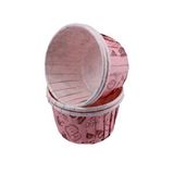 Tahtakale Toptancıları Cupcake Kalıbı Orta Boy 50 * 39 Mm DESENLİ (50 Adet) Pembe Mutfak Desenli