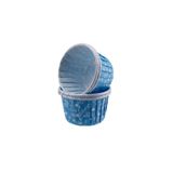 Tahtakale Toptancıları Cupcake Kalıbı Orta Boy 50 * 39 Mm Kar Desenli (100 Adet) Mavi