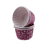 Tahtakale Toptancıları Cupcake Kalıbı Orta Boy 50 * 39 Mm KAR DESENLİ (50 Adet) Kar Desenli Mor