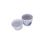 Tahtakale Toptancıları Cupcake Kalıbı Orta Boy Düz Renk 50 * 39 Mm (100 Adet) Gri