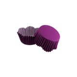 Tahtakale Toptancıları Cupcake Kalıbı Pet Kapsül Dalgalı Kek Kalıbı 65X38 MM (100 Adet) Mor