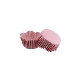 Tahtakale Toptancıları Cupcake Kalıbı Pet Kapsül Dalgalı Kek Kalıbı 65X38 MM (100 Adet) Pembe Küçük Puanlı