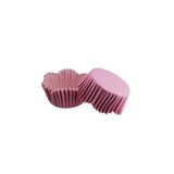 Tahtakale Toptancıları Cupcake Kalıbı Pet Kapsül Dalgalı Kek Kalıbı 65X38 MM (100 Adet) Pembe