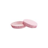 Tahtakale Toptancıları Cupcake Kalıbı Pet Kapsül Oval Model Kek Kalıbı (100 Adet) F11 Pembe Küçük Puanlı