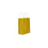 Tahtakale Toptancıları Kağıt Hediye Çantası Küçük Boy Düz Renk 18X24 Cm (25 Adet) Gold