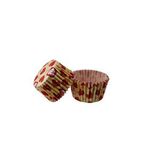 Tahtakale Toptancıları Kek Kalıbı Pet Kapsül 52X45 MM Kağıt Cupcake Kağıdı (100 Adet) Sarıya Kırmızı Kalpli Yazılı