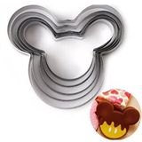 tahtakale toptancıları Kek Kurabiye Ve Pasta Kalıbı Metal 5 Li Set Mickey Mause Çok Renkli